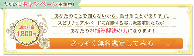 初回無料でさっそく無料鑑定してみる